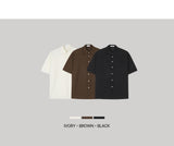 Look フリップコストクロシェットパラシュートオーバーサイズショートスリーブシャツ
