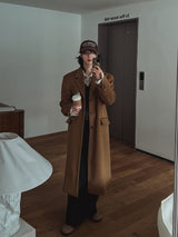 Melbourne single maxi coat