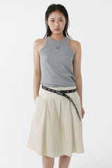 ALL-DAY SLEEVELESS TOP_MELANGE GRAY