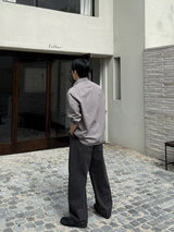 Bio cotton curved pants