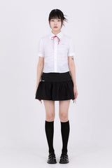 Lovely Chic Round Collar Short-Sleeved Shirt