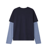 Kuro striped layered T-shirt