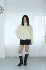 NOIR SOFT FUR JOGGER JK