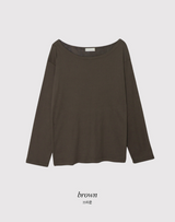 KIワンショルダールーズロングスリーブTシャツ (5color)
