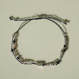 Positivity, double line bracelet_November Birthstone