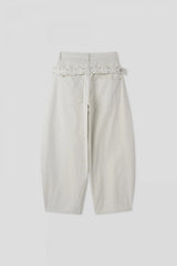 Kerry Backstud Belted Balloon Pants (2c)