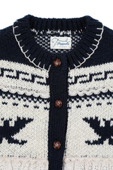 Monet Jacquard Vest [Navy]