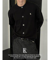 [ESSENTIAL LINE] Round neck basic cardigan(2color)