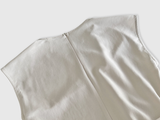 De Mer Drape Shirred Long Dress / 2 colors