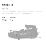 Tender 0003. Combi Lace-Up Flats - 3colors