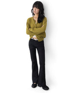 Iva Studded Low-Rise Bootcut Jeans