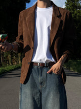 Dear Suede Blazer M L (2 Colors)