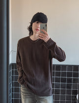Vide Ribbed V-Neck Knit