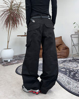 Heaven Wide Carpenter Cotton Pants