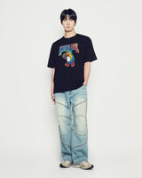 25FW カラーミックスACベア半袖Tシャツ ブラック