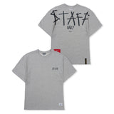 Staff Semi-oversized T-shirts Black / Melange