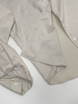 Satin Tie V-Neck Blouse