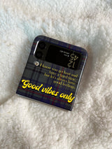 [Good vibes only] Z-フリップ ハードケース