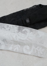 Lace Leaf Mesh Hair Band_White