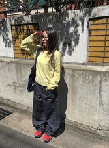 ルインエンブロイダードノンフェードバルーンパンツ