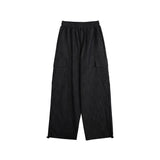 ワイドカーゴデニムパンツ [BLACK]