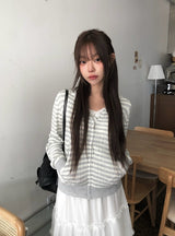 ペブルティアードフリルレースチュールロングスカート