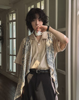 バンダナスカーフハーフシャツ