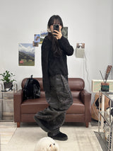 CAMO CARPENTER SNAP SWEAT PANTS