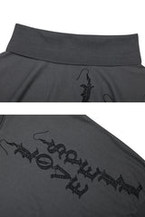 スペルオフショルダースウェットシャツ charcoal