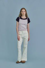 ラベルベーシックTシャツ_navy