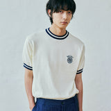 ballast athletic ringer knit sweat cream