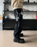 SVレタリング デニム パンツ(2C)