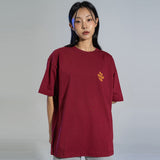 ウェービービビッドロゴTシャツ (BURGUNDY)