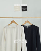 【MADE】ショルダーパフロングスリーブブラウス