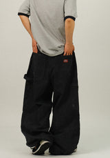 AP WORK DAMAGE COTTON WIDE PANTS