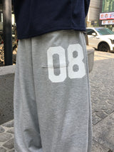 08 ベーシックピンタックワイドスウェットパンツ (4c)