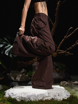 RELABEL 24AW Chrysalis- Breathe Six-Pocket Drawstring Nylon Pants