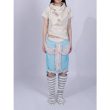 dot mesh skirt