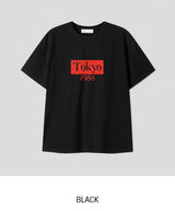 トーキョー プリント クロップ ショートスリーブ Tシャツ