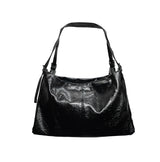 Double Strap Leather Shoulder Bag