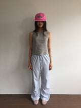 ボタンアップストライプパンツ (2color)