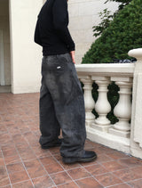 No.1368 side custom denim wide PT