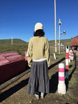 Aberdeen ハイライズチェックスカート (2color)