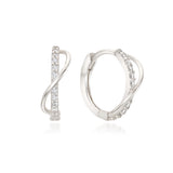 moire cubic earring