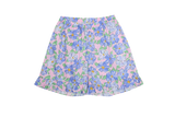 ULLALA PAJAMA Blooming Short-sleeve Two-piece Blue Purple[24146WTSSN]