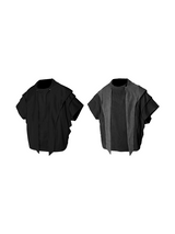 RELABEL Time Element (Dynamic Parallax) Loop Cut Split Short Wide Removable Large Hood Short Sleeve