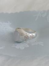Chalcedony Rose Stone Bold Ring