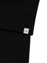 スリム バンディング ブーツカットパンツ(BLACK)