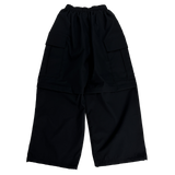 eyelet stud cargo balloon pants