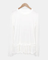 Ruer Frill Long Sleeve Layered T-Shirt
